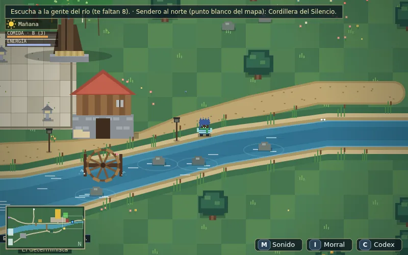 El Río de la Continuidad con un molino